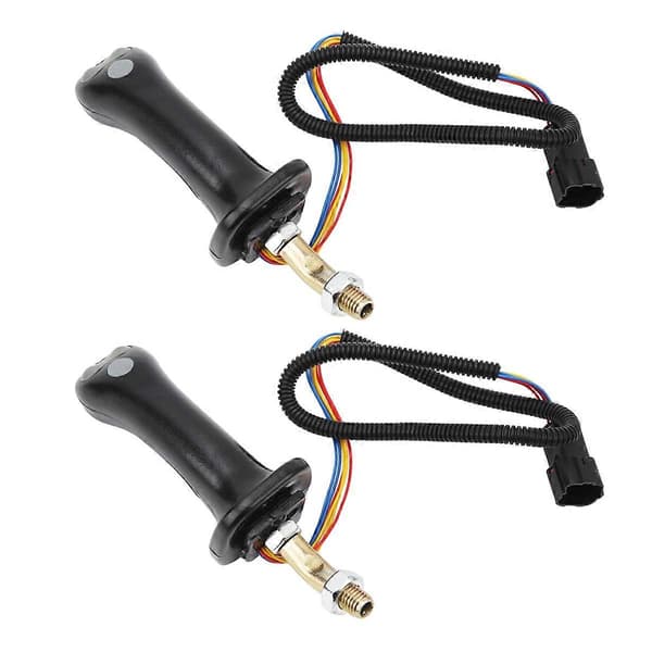 st 6-polet 3-knaps gravemaskine-joystick til Doosan Black