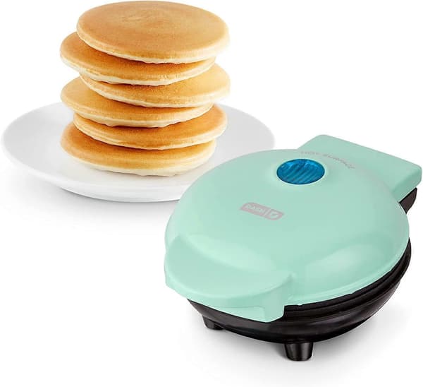 Mini Maker Elektrisk Rund Kompatibel med Stegeplade Morgenmad 4 Tommer