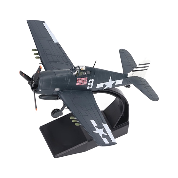 1:72 Skala F6F Jagerfly Model Smuk Stimulerende Legering Flyveplansmodel til Samling Display