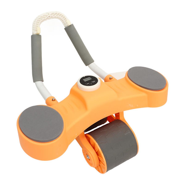 Dobbelt runde mavehjul Roller Home Abdominal Wheel Hjem Gym Fitnessudstyr til mænd Kvinder Core Workouts Orange