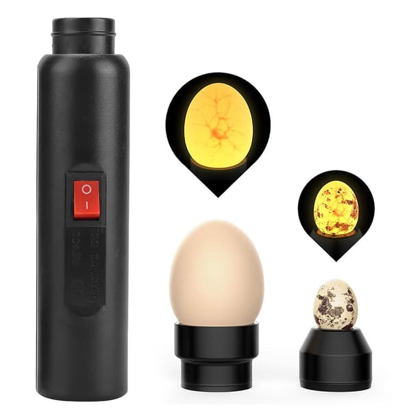 Bright Cool LED Light Egg Candler Egg Candling Lamp Growth Check EU Plug 100-240V
