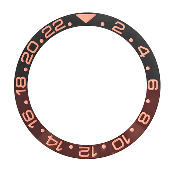 Klocka Keramisk bezel Insert Replacement Protective Watch Bezel Insert Accessory Black Rose Red 1.5in
