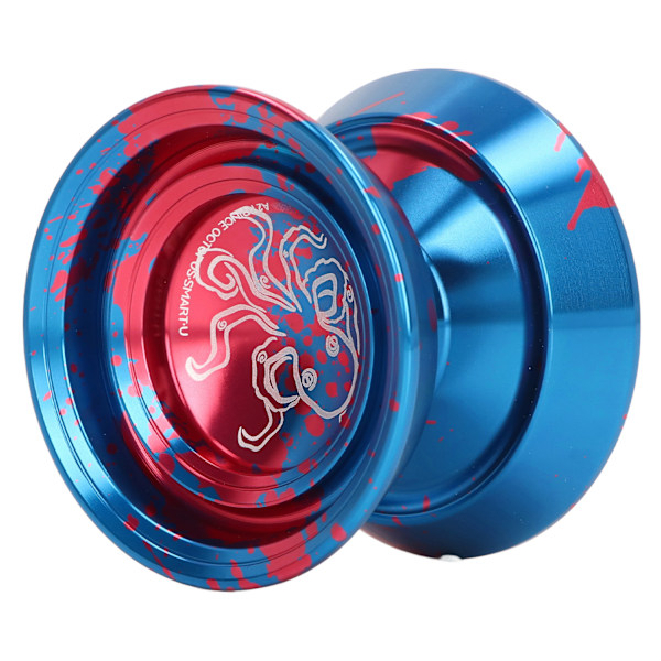 YoYo Ball svarar inte aluminiumlegering Advanced Fade Free Utsökt för tävling med handske 3st strängar Blå