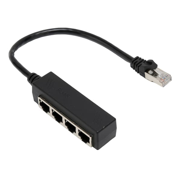 Ethernet-splitterkabel - Høy kvalitet RJ45 splitteradapter for bærbar PC