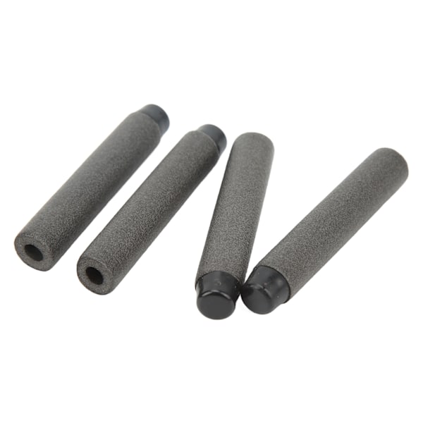 EVA Foam Dart Hollow Refill Dart Skjutbollspel Leksaker för Barn Pojkar Flickor Svart mjukt huvud