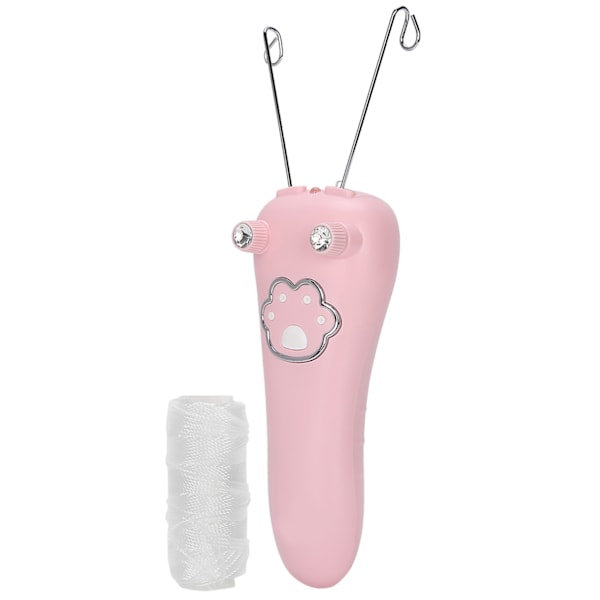 Elektrisk Bomulds Tråd Epilator Kropshårfjerner Tråd Enhed Fysisk Fjernelsesværktøj Rosa