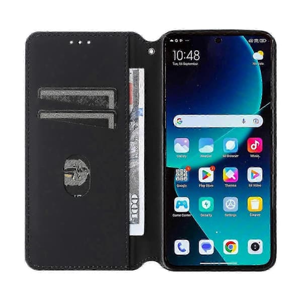 Läderplånboksfodral Kompatibel med 14T Pro med rombisk Emed-design och telefonfodral Multicolor Style B