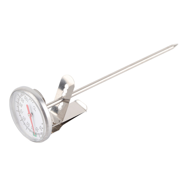Mjölktermometer i rostfritt stål ‑10~110℃ Lätt att rengöra kaffeskumningstillbehör
