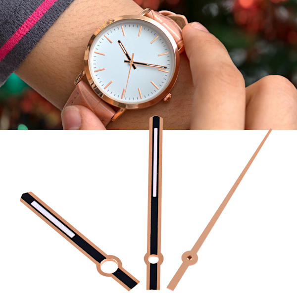 M021 Watch Hour Minute Second Hands Watch Needles Passar för 2836 Movement WatchRose Gold