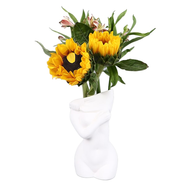 Feminine kurvevaser Unik moderne multifunktionel keramik Feminine kreative blomstervaser til hjemmet i stuen i soveværelset