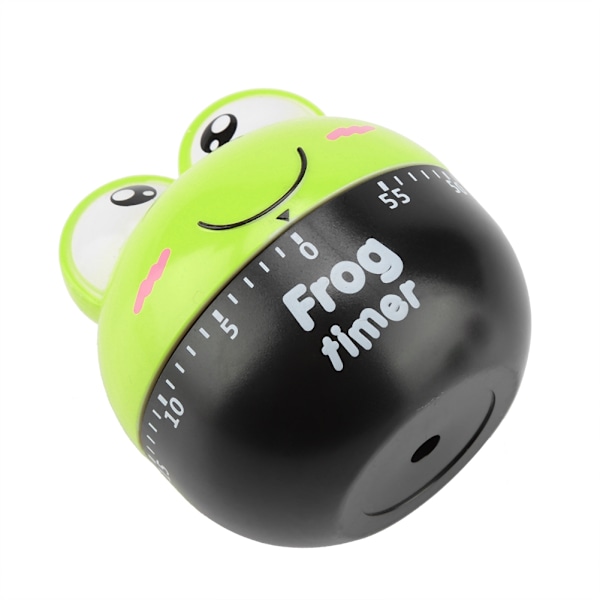 Cartoon Animal Shape Kitchen Timer Mechanical Counter Clock for Cooking Timing Tool (Green)