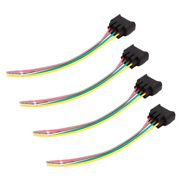 4 stk. Tændspolestik Pigtail Connector Harness Kit 4 Pins Udskiftning til Camry Corolla Highlander Rav4