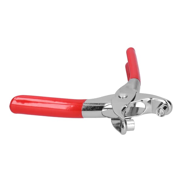 Eyelet Plier Setter Chrome-plated Plastic Dipped Handle 6in Red with 100 Rivets
