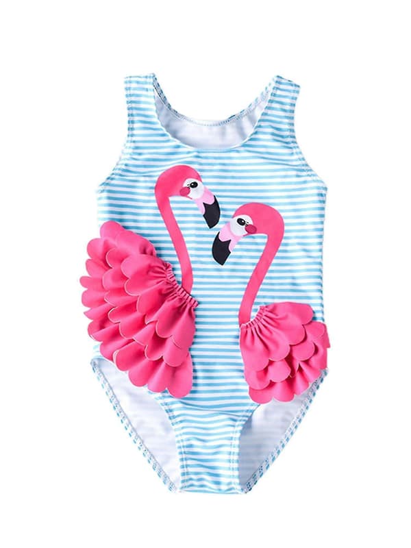 Uimapuku flamingokuviolla 2-3 Years