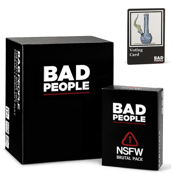 Bad People Cards Game Family Party Basics Edition Adult Gathering Bordspel