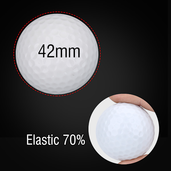 1st elektronisk LED-belysning golfboll för mörk nattidrottsträning (gul)