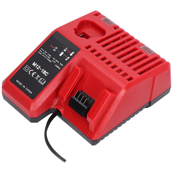 Litium-akkulaite 100–240V syöttöjännitteellä Milwaukee M12 M14 M18JP liittimelle