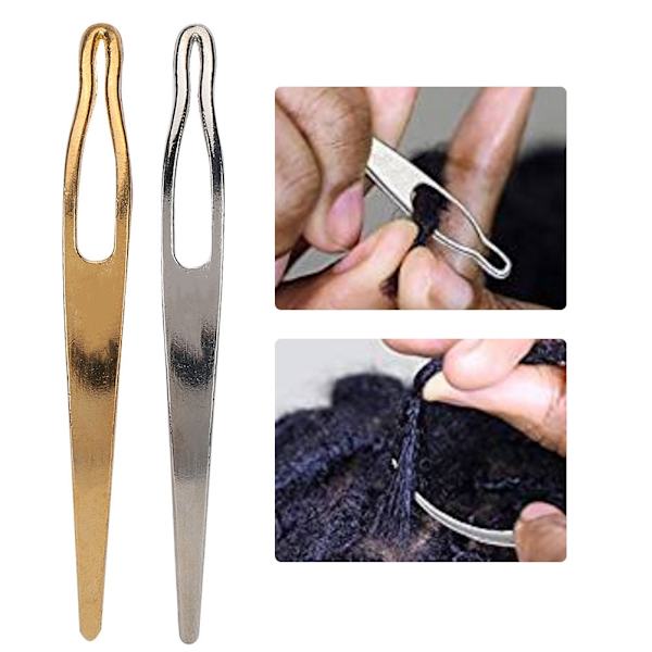 2pcs Dreadlocks Start Needle Weaving Crochet Needle Wig Making Tool