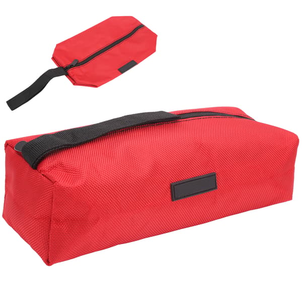 Tool Bag Thickened Multifunctional Waterproof Oxford Cloth Electrician Storage Tool Kit Red