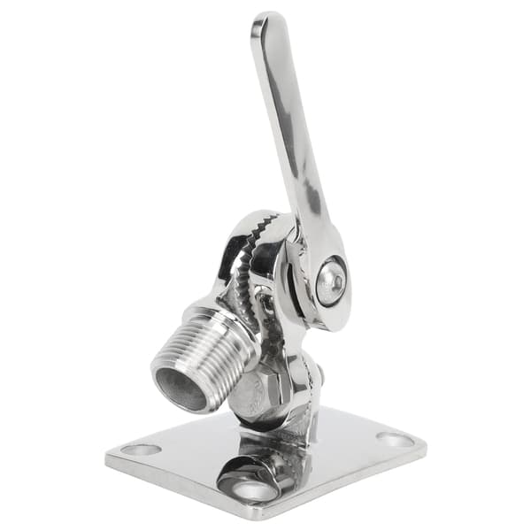 Marine VHF Antenne Basemontering 93 X 64mm Rustfrit Stål Justerbar Montering Basebeslag Til Båd Yacht