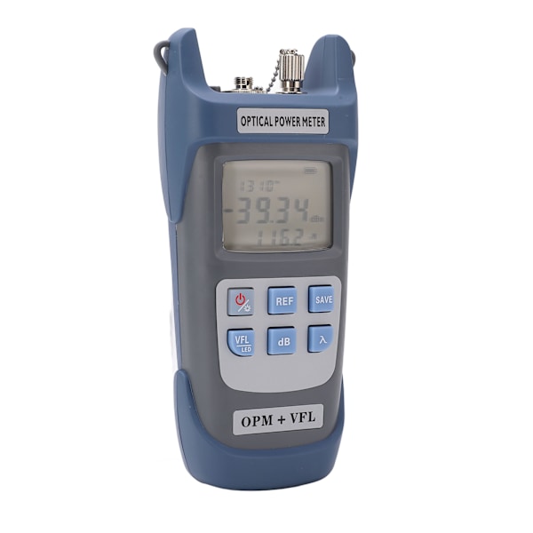 Optisk effektmeter Følsom chipkalibreringsfunksjon Robust fiberkabeldetektor 15KM 15MW ‑70 til +10dbm