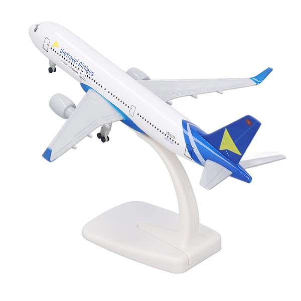 Flygplansmodell 18,4x16,7cm Legering Robust flygplansmodellleksak med landningsställ för samlingsdekoration