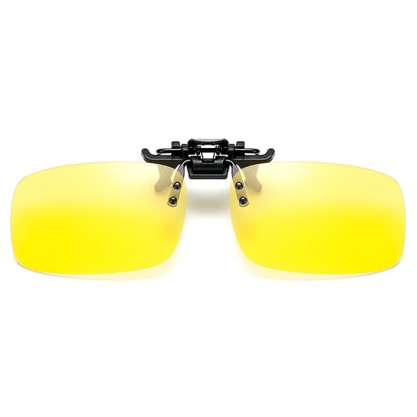 Clip-on solbriller -3 par polariserte Clip On Flip Up solbriller over briller For menn Kvinner Utendørs kjøring Fiske