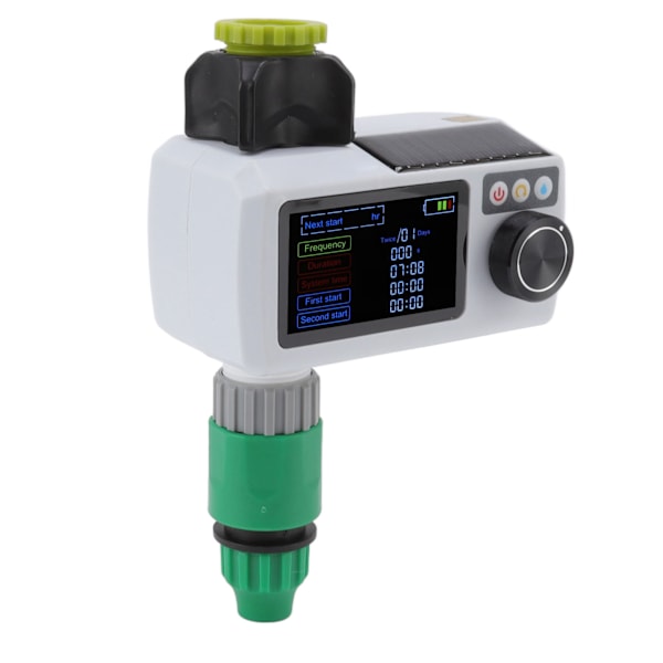 Solar Sprinkler Timer Solar Rain Sensing Automatic IP68 Waterproof Real-time Self-inspection Garden Irrigation Timer