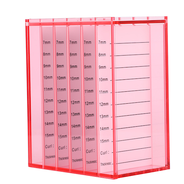 5 lagret løsvippearrangør Poding av vipper Oppbevaringsboks Vippelengder Makeup ToolFalske vipper arrangør