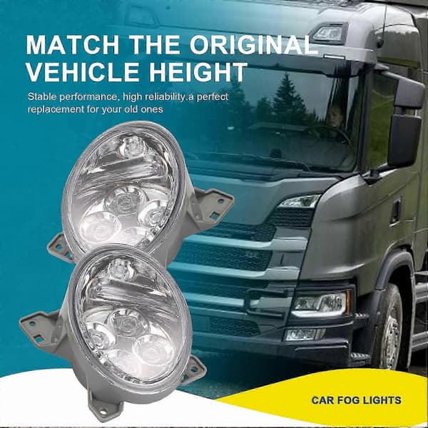1 par 24V lastebil front LED tåkelys enhet 1852573 1852572 erstatning