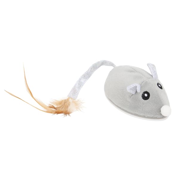 Cat Mouse Toy USB Charging Lifelike Safe Interactive Kitten Automatic Moving Mouse Toy for Indoor Use