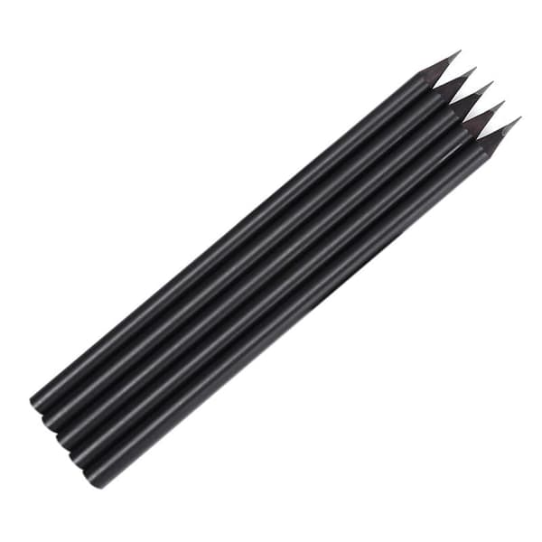5x blyanter i sort design Black black