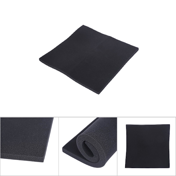 Gjenbrukbar akvarium biokjemisk filter skumfilter svampdyna 50*50*2 cm