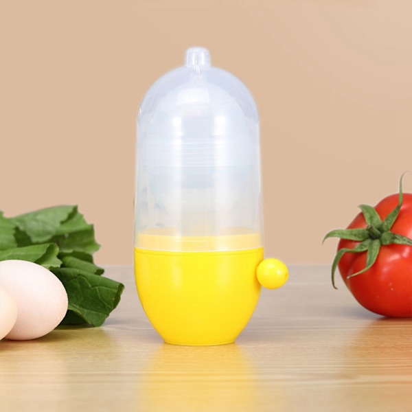 Manuell Egg Scrambler Shaker Mini High Strength Lätt att montera äggula och proteinäggsnurra
