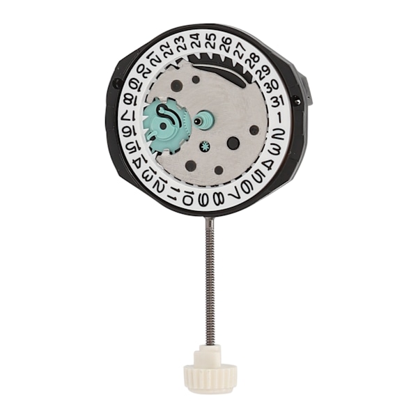 Quartz Movement Alloy SL25 3 visare kalenderklocka urverksersättningsdelar Tillbehör för Wat Chmaker Datum vid 6