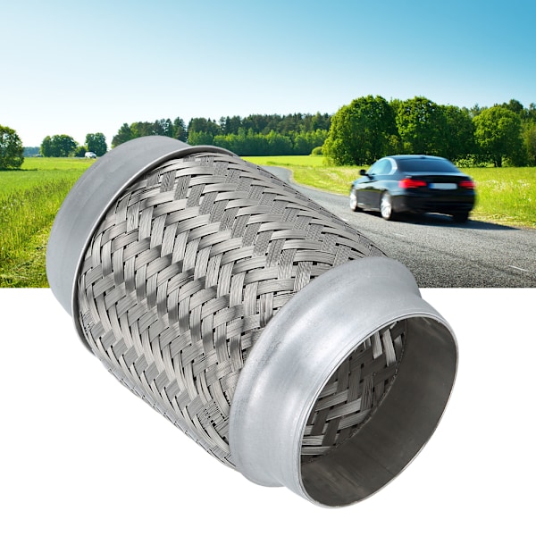 3 tuuman x 6 tuuman kaksoispunottu teräspunos pakoputkiletku autotarvikkeet