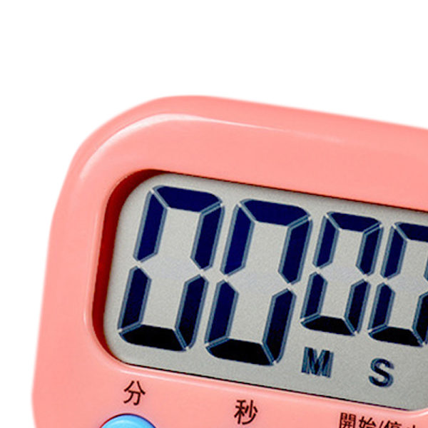 Digitalt ur Timer Klasse Køkken Magnetisk Stopur til Børn Madlavning Bage Kogende Æg Sport Rosa