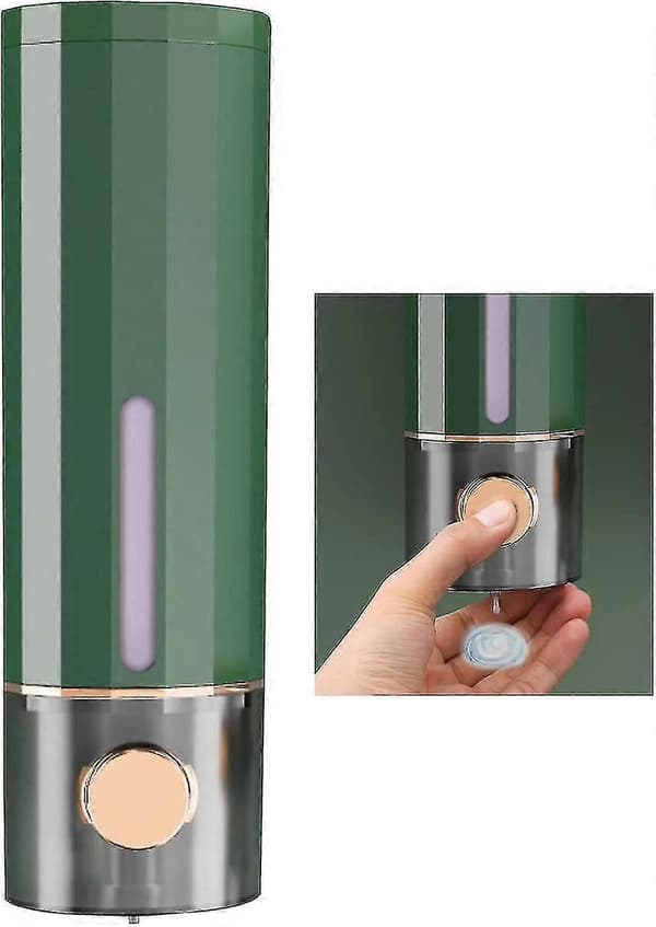 Väggmonterad duschdispenser utan borrning, Väggmonterad tvålpump 450 ml
