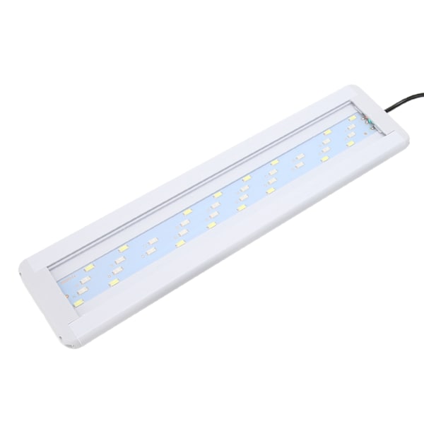 LED-akvariebelysning 4 rækker 3 farvetilstande Sprøjtsikker akvarieplantelampe med udtrækkelig konsol EU-stik 220V