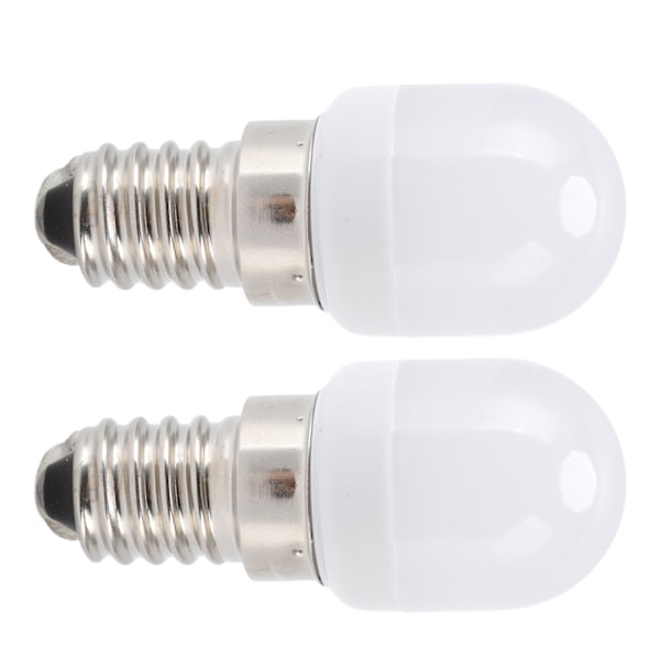 10 stk E14 Glødepære Rustfrit Stål 1,5W 220V LED-lampe til Lysekrone Loftskab Vægskabe Bordlamper Varmt Hvidt Lys