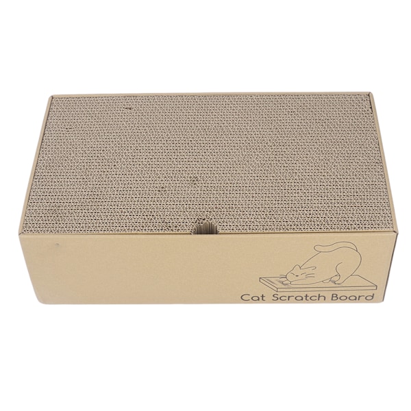 Cat Scratching Pad Box Set Reptålig korrugerad Cat Scratcher Board Kit för inomhuskattunge