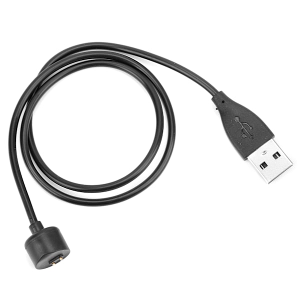 Magnetisk suge USB-oplader Adapter Kabel Opladningsdock til Xiaomi Band 5 Sportsarmbånd Sort