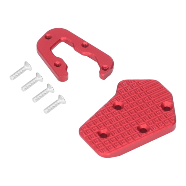 Motorcykel Bagbremsepedal CNC Aluminium Legering Forøgelse Udvidelsesplade Pad Udskiftning til F900XR 2020‑2021 Rød