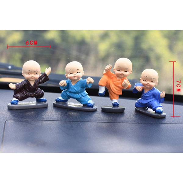 Auton koristelulelu Pieni munkkipoika Miniatyyrihahmot Koristeet Auton Koti Sisustukseen