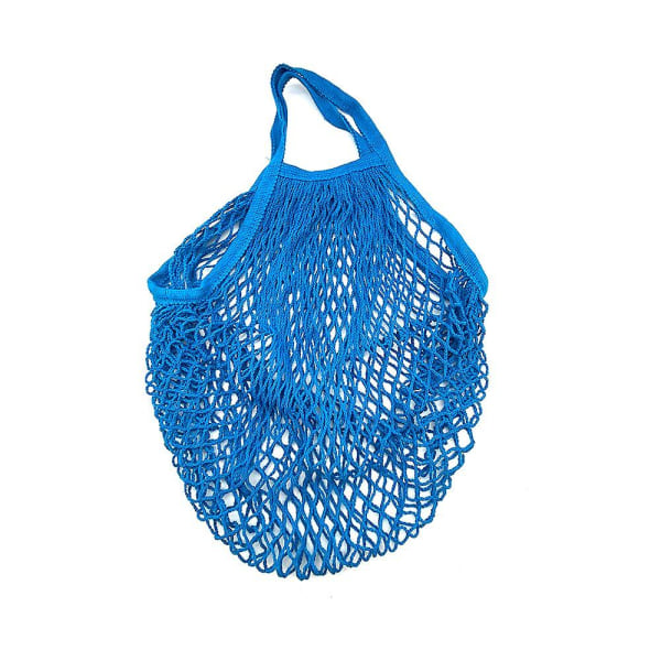 Toes Mesh Bag Bomullssnöre Producera Shopping Sköldpadda-väskor Livsmedel Kort handtag Nät Axelväska Frukt Grönsak Återanvändbar COLOR L