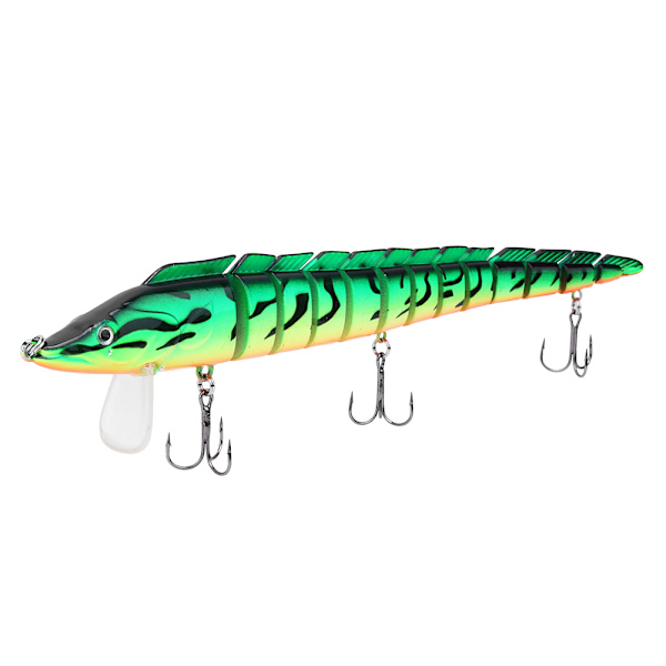 Y176 23cm/46g Under Vand Lyse Farver Multi Leddelt Livagtig Kunstig Agnsfisk Fiske Agnsfisk Tilbehør 3#