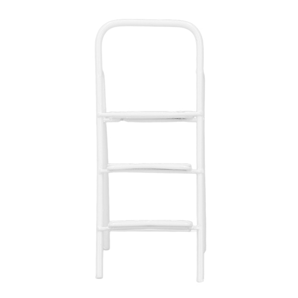 1/12 pieno kokoinen metalliasteikko hienovarainen tekstuuri mini 3 askelmaa tikkaat nukkekodille huonekalut Tarvikkeet Valkoinen