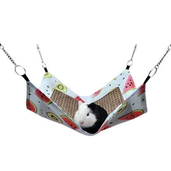 Små djur Hängmatta Kylmatta Sommar Kyl Hamster Hängmatta för hamsterbur Marsvin Kanin Chinchilla Gnagare Vattenmelon
