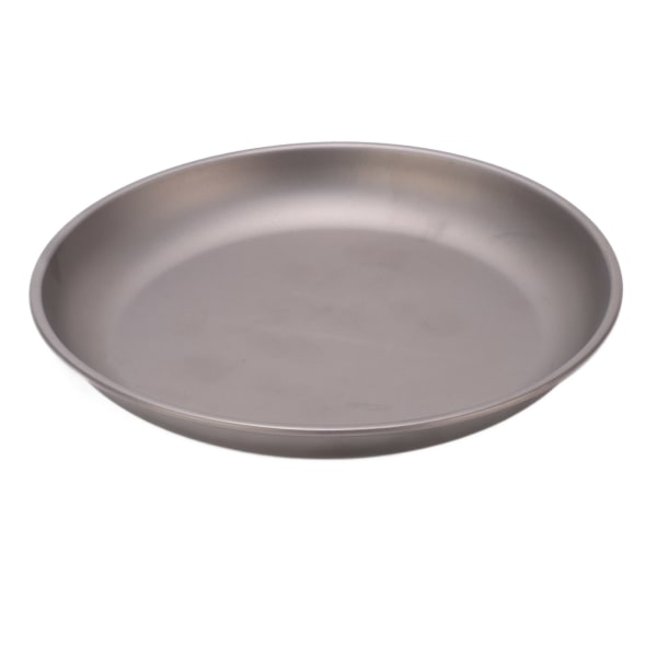 Pure Titanium Saucer Dishes Outdoor Tableware Camping Hiking Plates Cutlery Picnic PlateLarge