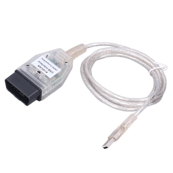 Auton diagnosointityökalun kaapeli K+DCAN OBD2 USB-kaapelirajapinta kytkimellä korvaamaan sarja 1 E81 E82 E83 E87 E88 20042011